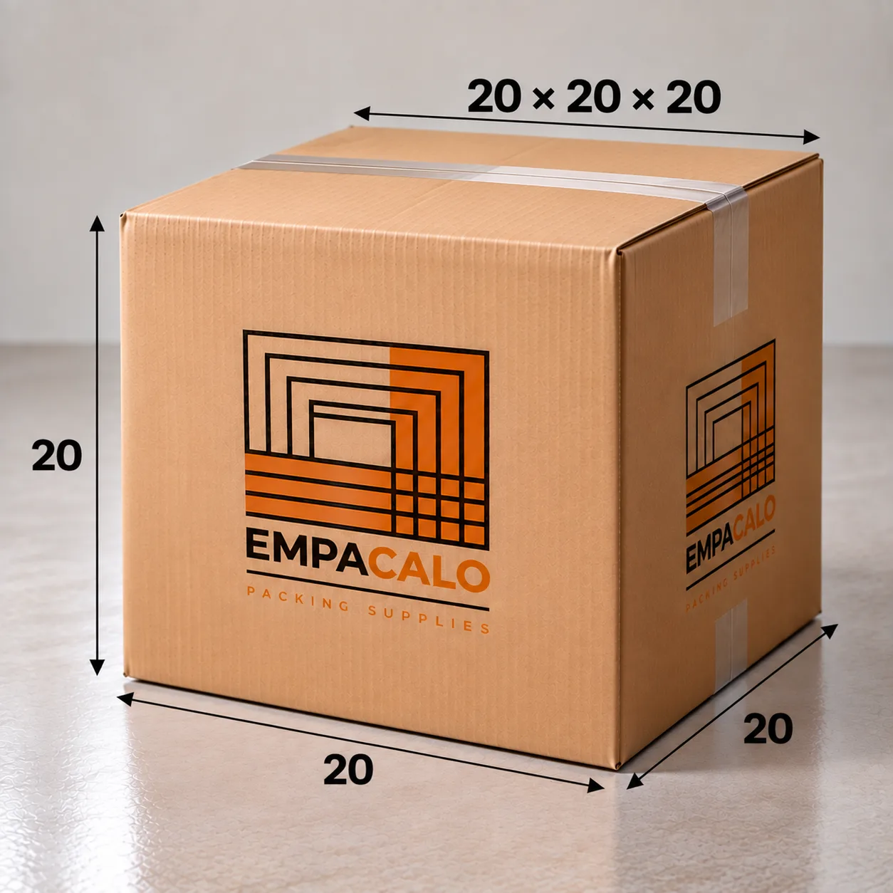 Caja doble pared 20×20×20"